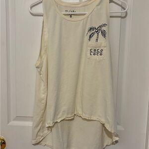 Salt Life Tank Top Coco Loco Size Large Womens Beach Vacation Wear.